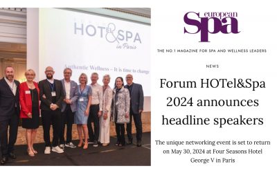 Leading spa industry event Forum HOTel&Spa is set to return on May 30, 2024.
