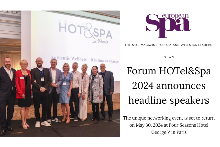 Leading spa industry event Forum HOTel&Spa is set to return on May 30, 2024.